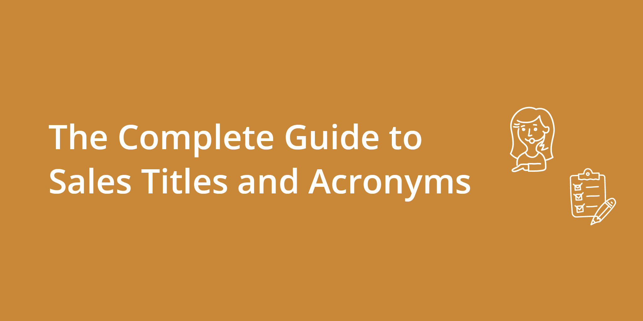 The Complete Guide to Sales Titles and Acronyms | Telephones for business