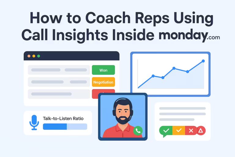 How to Coach Reps Using Call Insights Inside monday