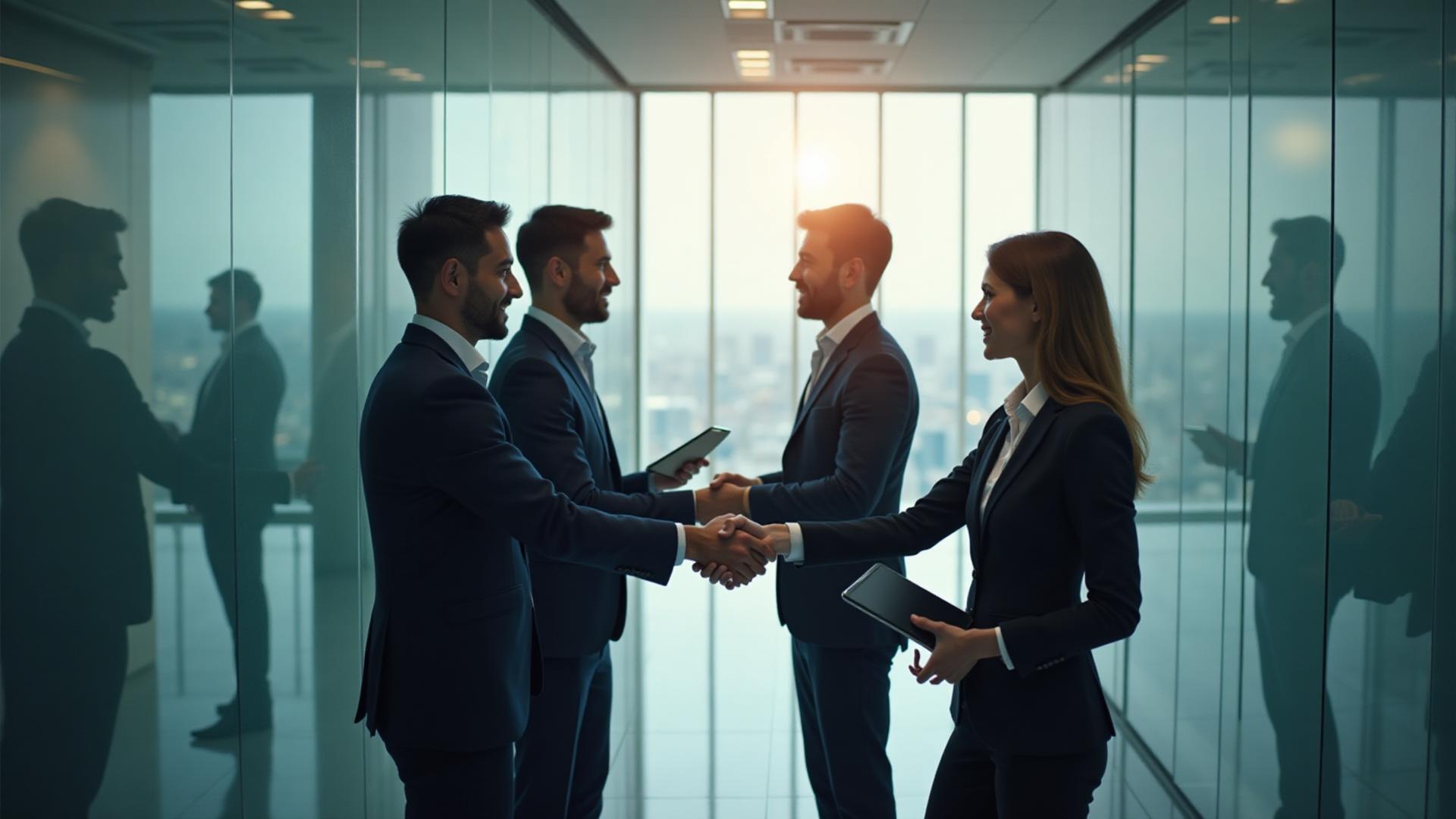 Professional business environment