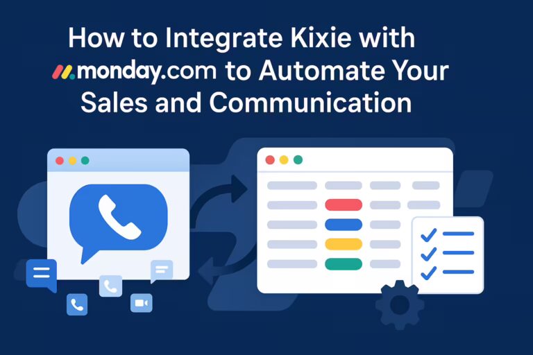 How to Integrate Kixie with monday.com to Automate Your Sales and Communication