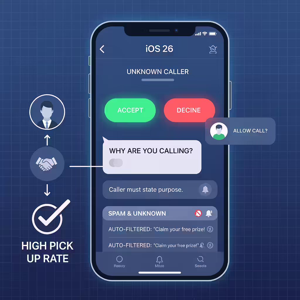 iOS 26 iPhone Call Screening - Scripts & Setup to Boost Pickup