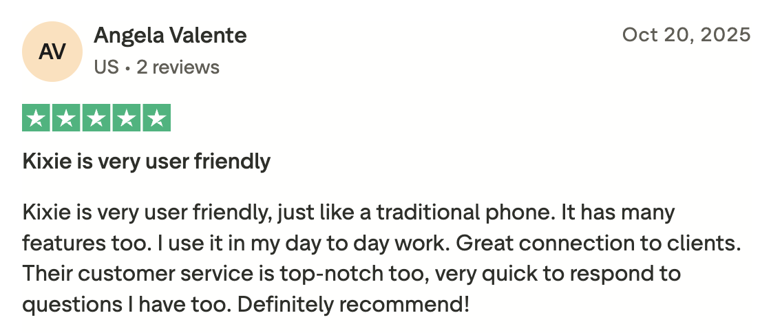 Customer 5-star review screenshot 3