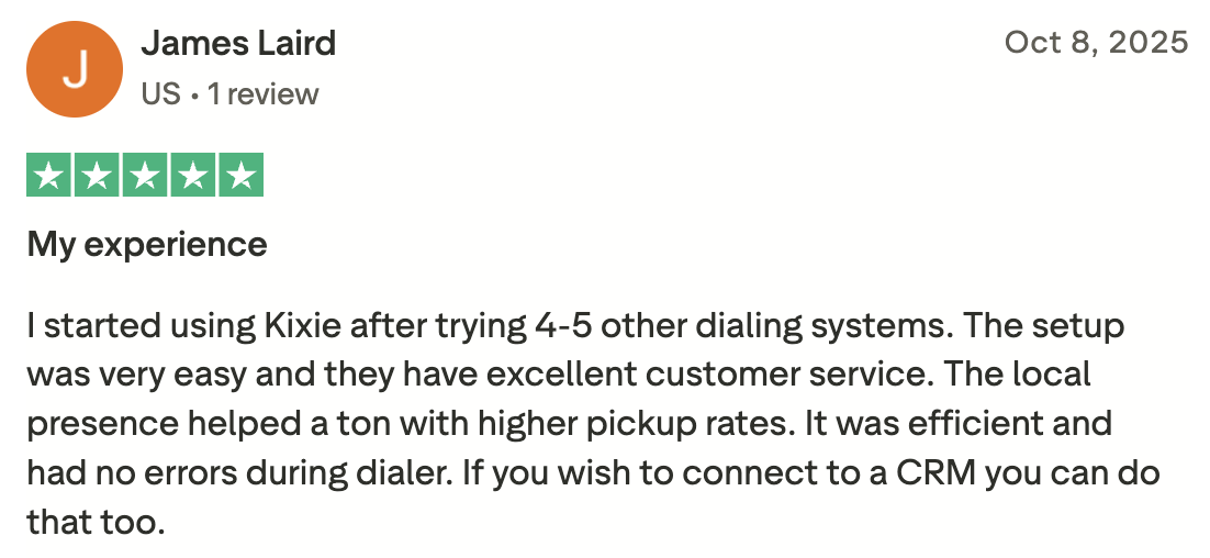 Customer 5-star review screenshot 6