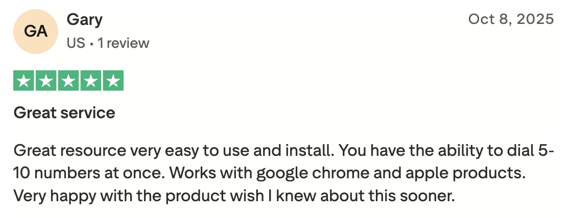Customer 5-star review screenshot 7