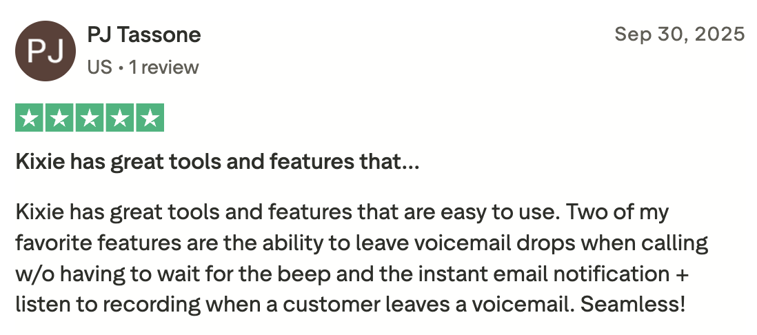 Customer 5-star review screenshot 10
