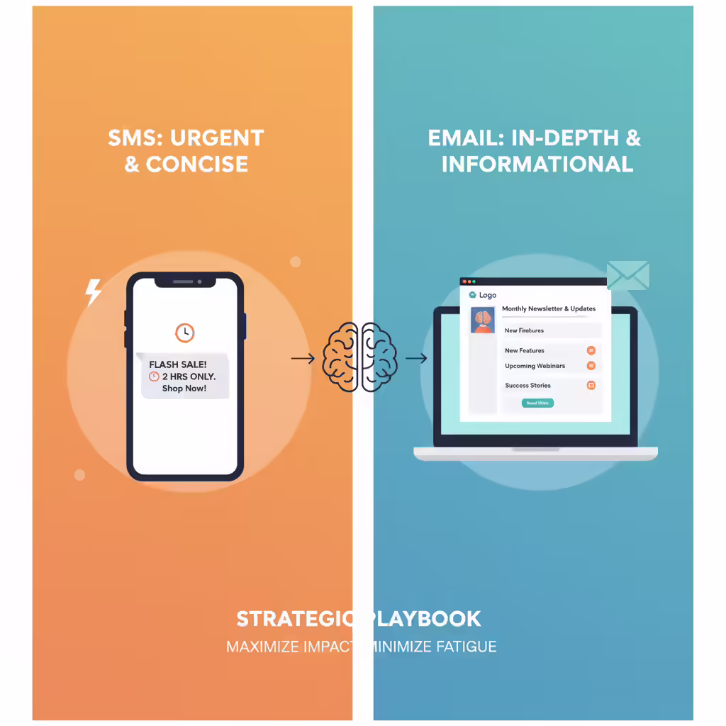 When to Use SMS vs. When to Use Email