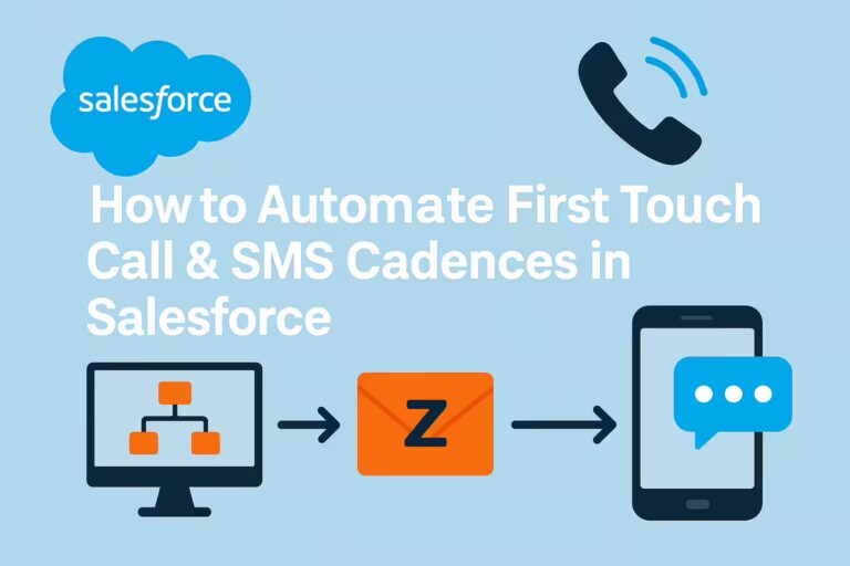 How to Automate First Touch Call & SMS Cadences in Salesforce