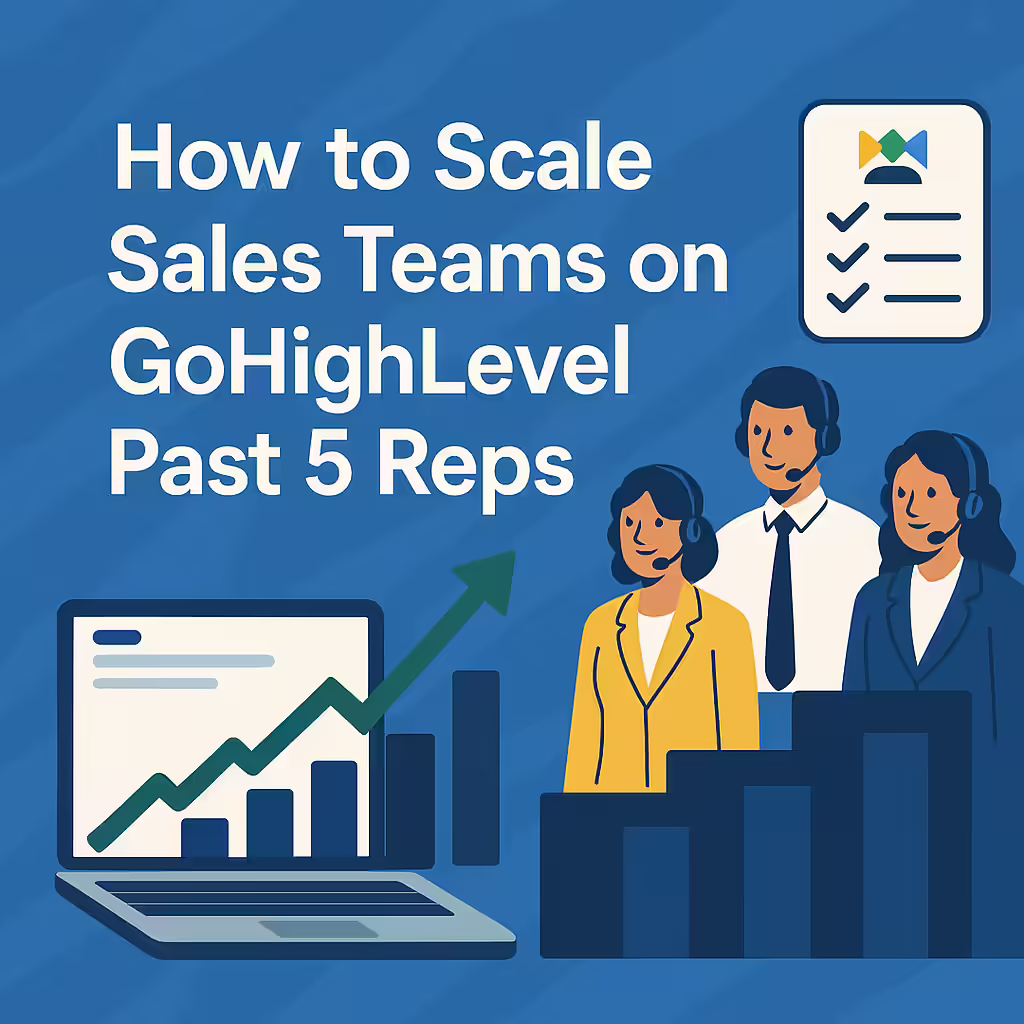 How to Scale Sales Teams on GoHighLevel Past 5 Reps