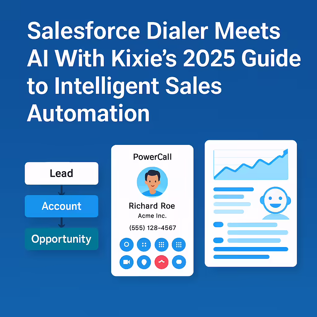 Salesforce Dialer Meets AI With Kixie's 2025 Guide to Intelligent Sales Automation