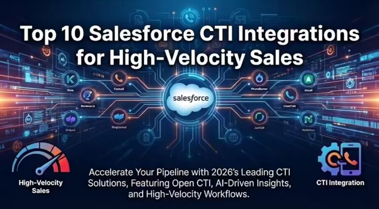 Top 10 Salesforce CTI Integrations for High-Velocity Sales