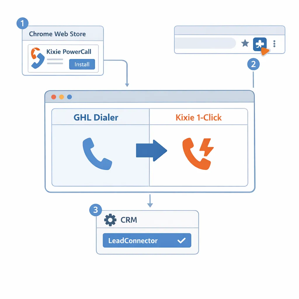 Implementation Guide for Creating the GoHighLevel 1-Click Dialer Interface