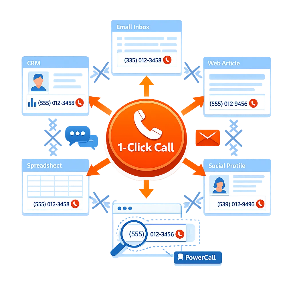 Reducing Context Switching with Universal 1-Click Actions