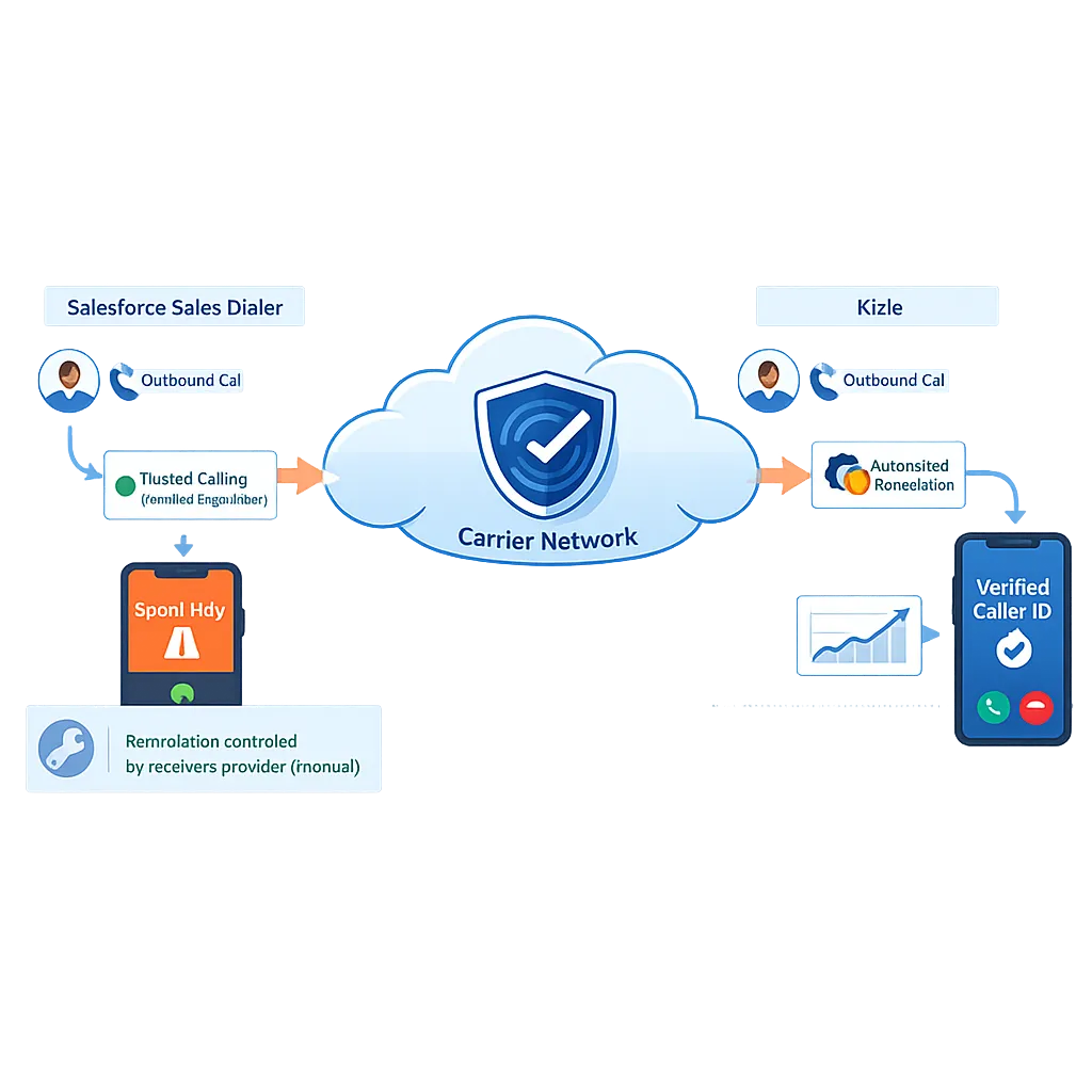 Spam Risk and Caller ID Reputation in Salesforce Sales Dialer and Kixie