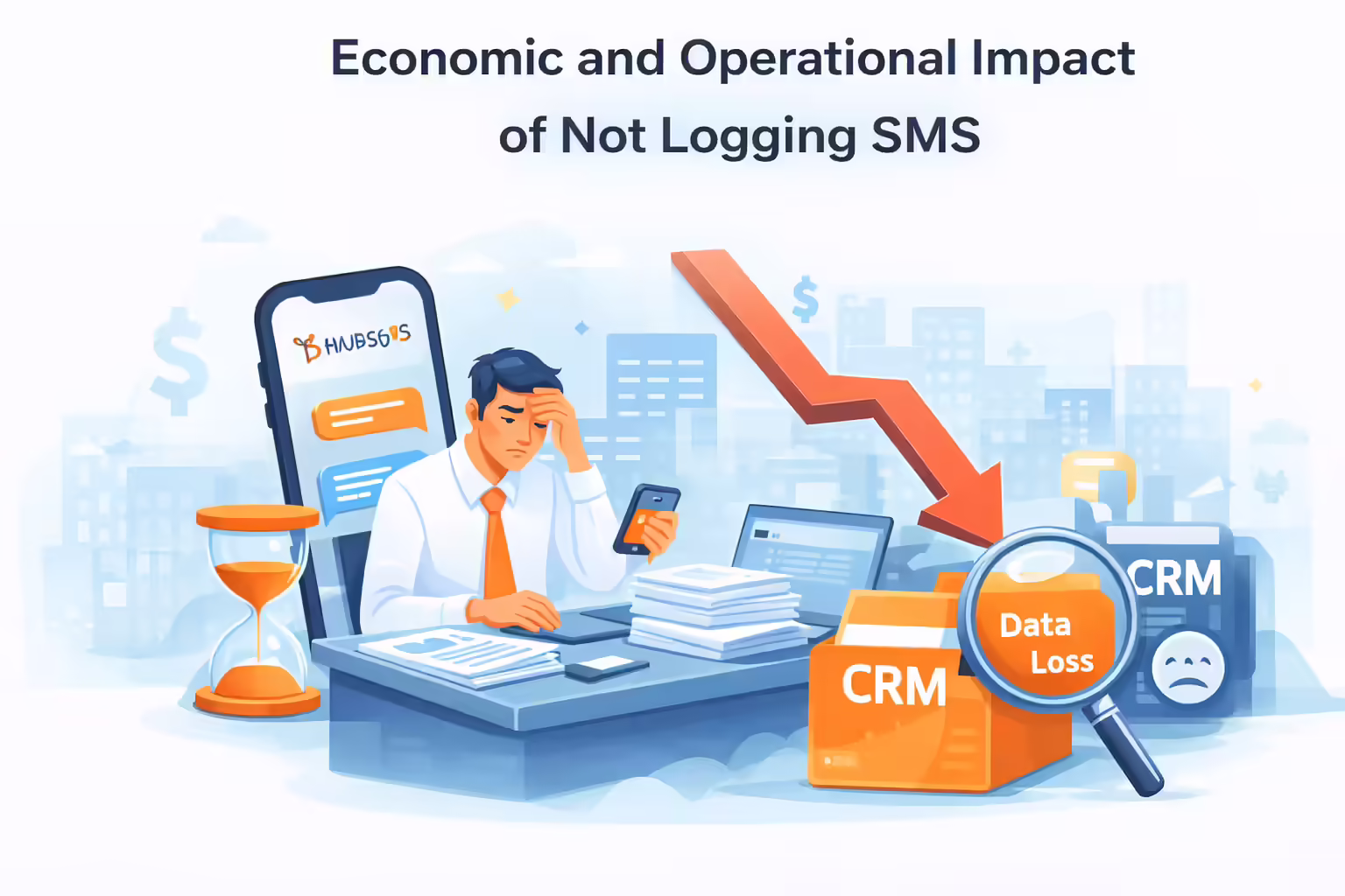 Economic and operational impact of not logging SMS
