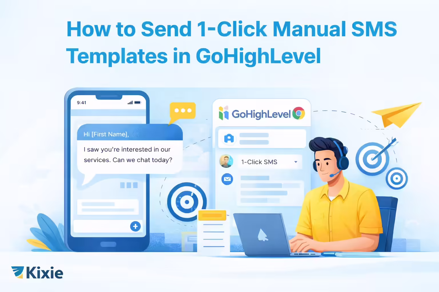 How to Send 1-Click Manual SMS Templates in GoHighLevel
