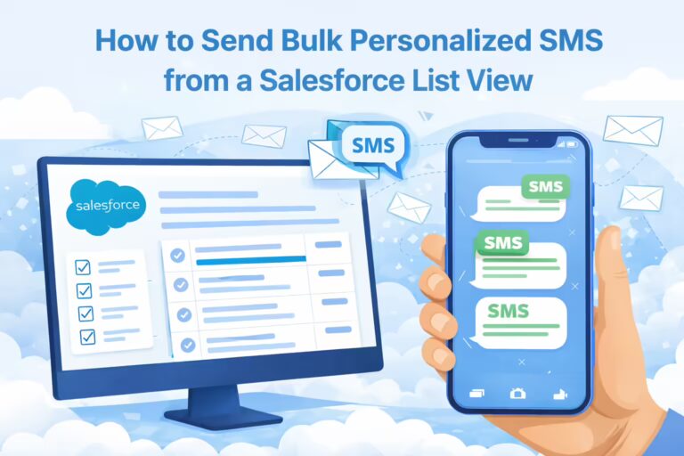 How to Send Bulk Personalized SMS from a Salesforce List View