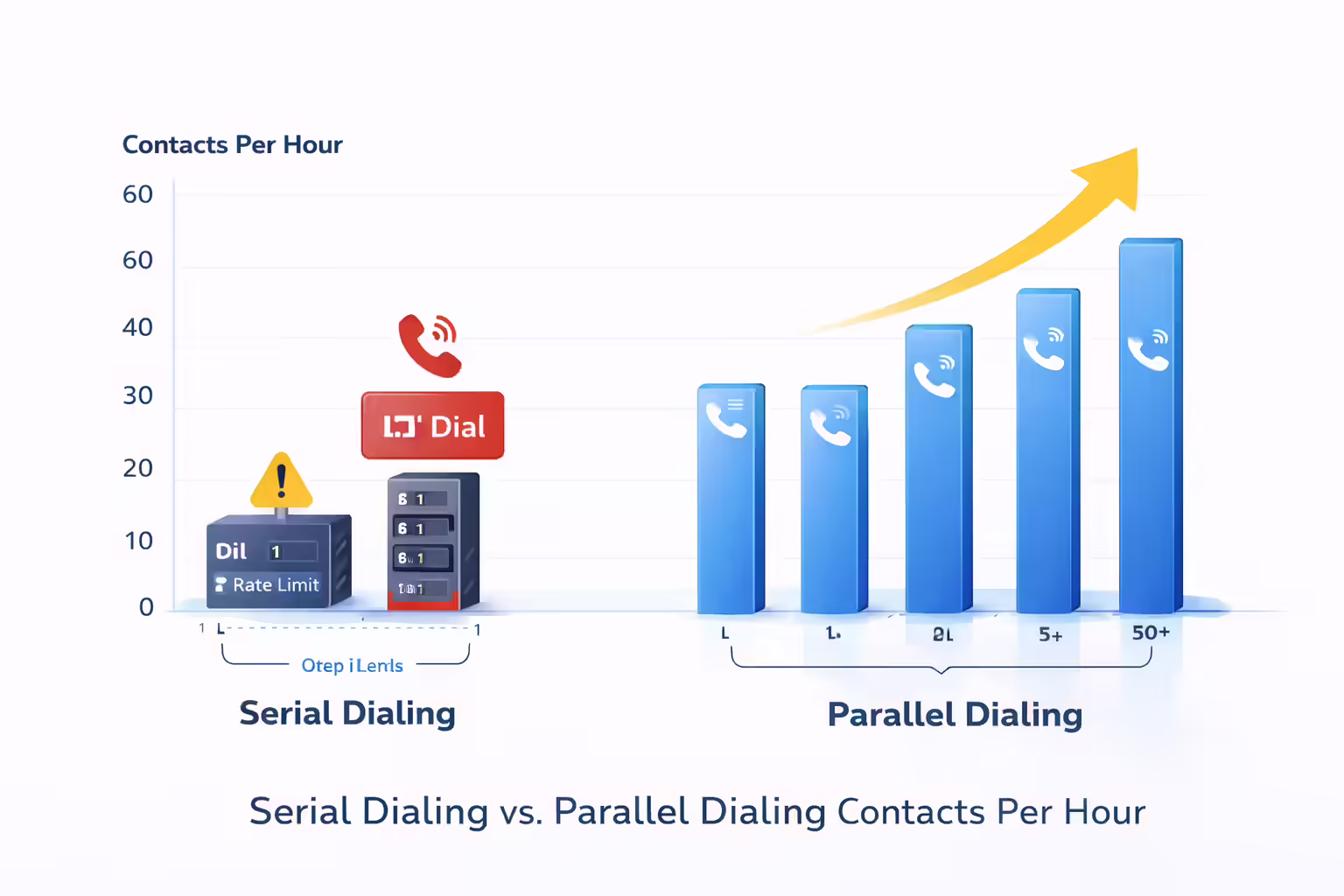 Serial Dialing vs Parallel Dialing Stats