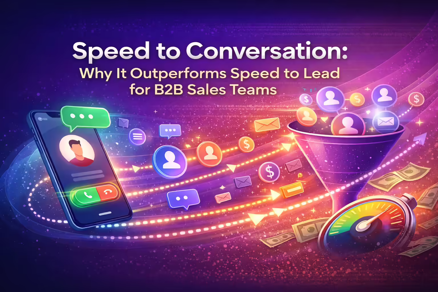Speed to Conversation and Why It Beats Speed to Lead for B2B Sales Teams