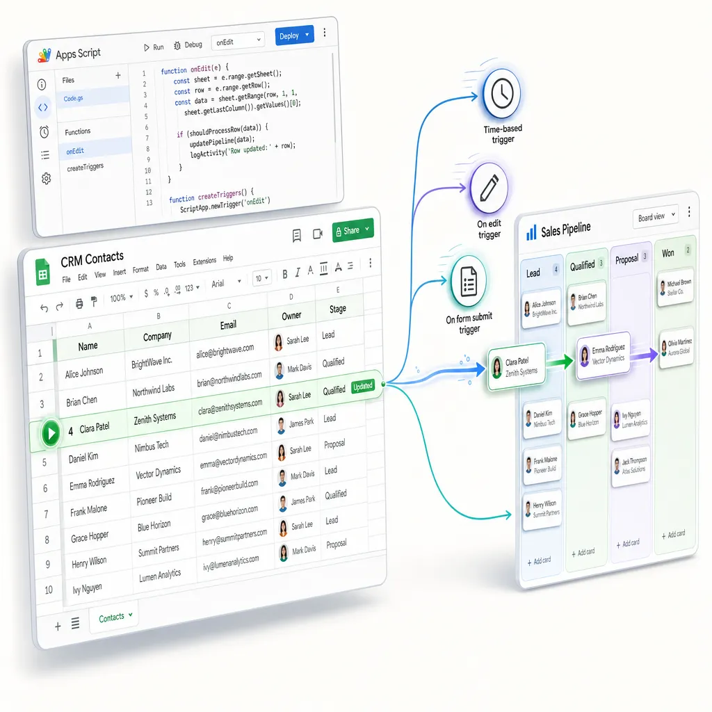 Adding Automation to Your Google Sheets CRM