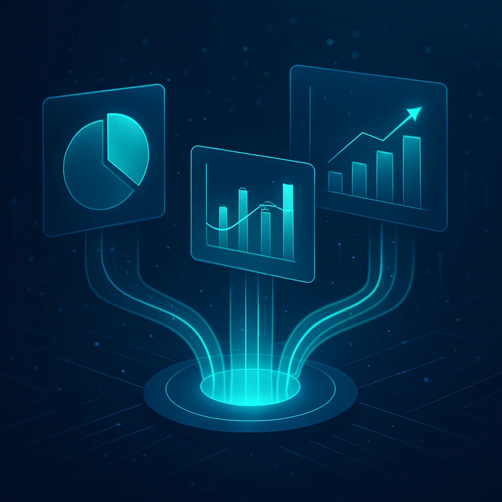 Visual representation of core sales metrics tracked by an AI dashboard including talk-to-listen ratios and pipeline velocity