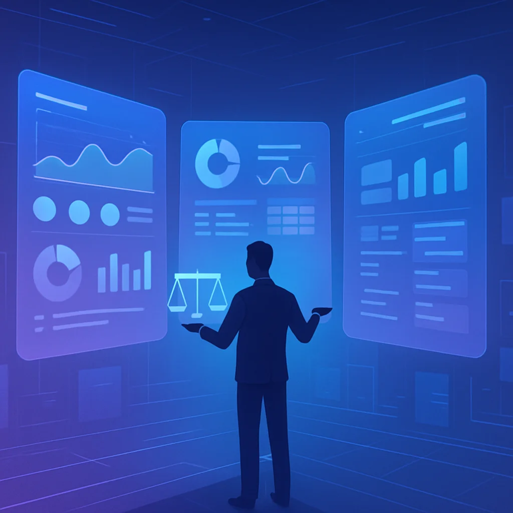 Comparison of top AI sales dashboard platforms showing multiple software interfaces side by side