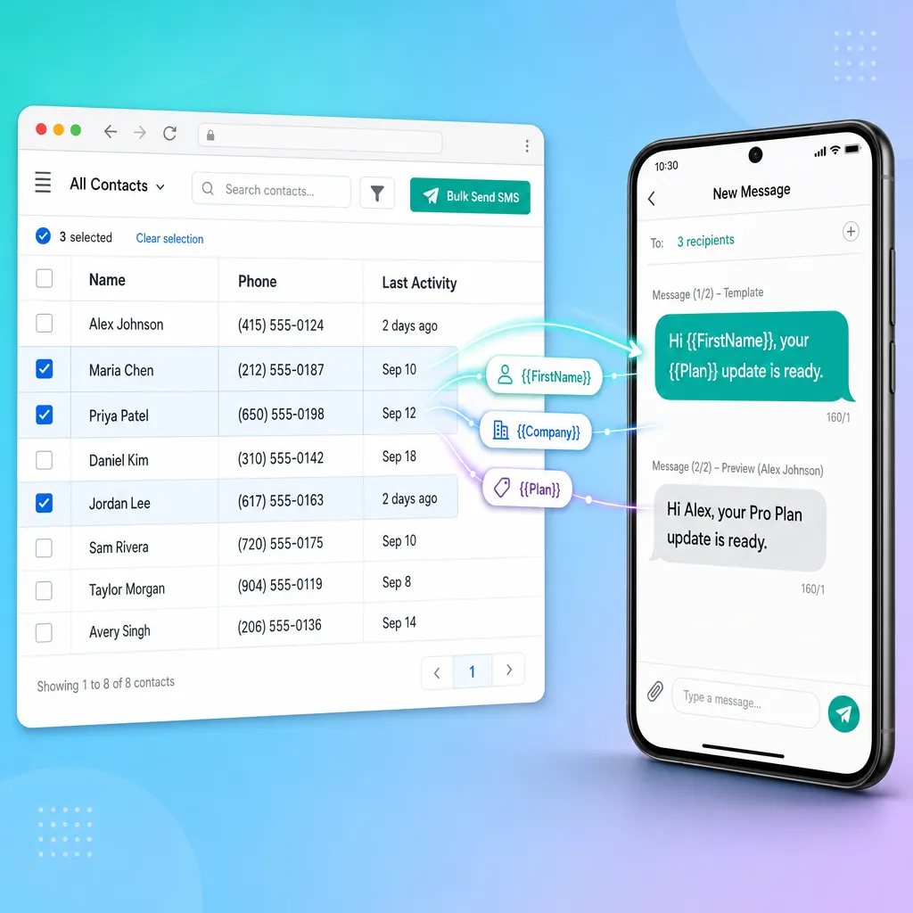  Configuring Salesforce List Views for Bulk Personalized SMS