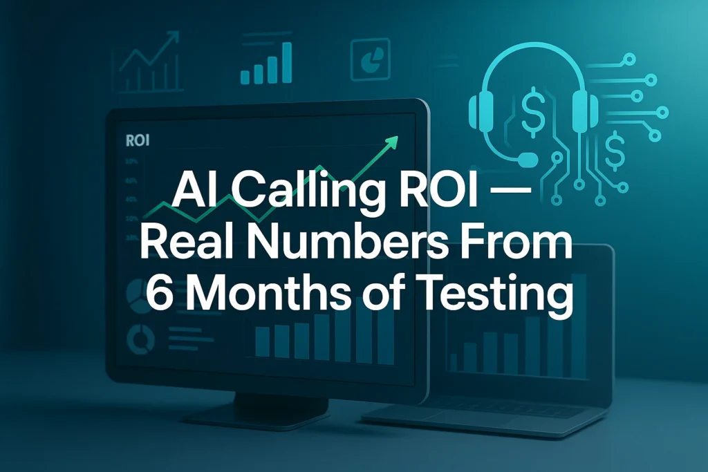AI Calling ROI — Real Numbers From 6 Months of Testing