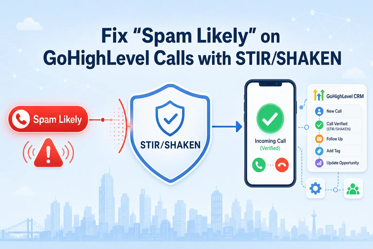 Fix “Spam Likely” on GoHighLevel Calls with STIR/SHAKEN