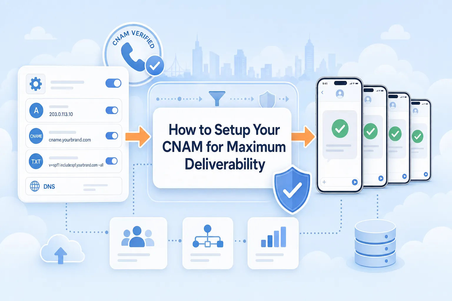 How to Setup Your CNAM for Maximum Deliverability
