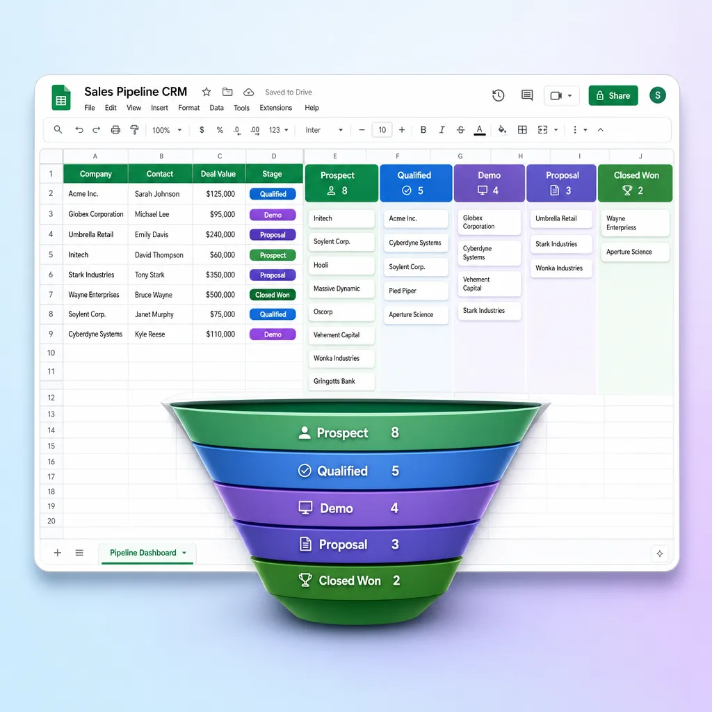 Google Sheets as Your CRM in 2025
