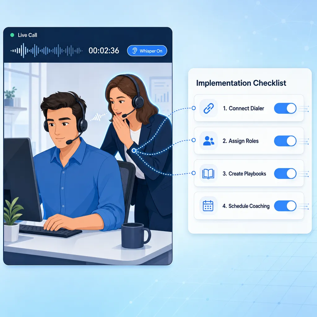 How to Implement Live Call Coaching in Your Organization