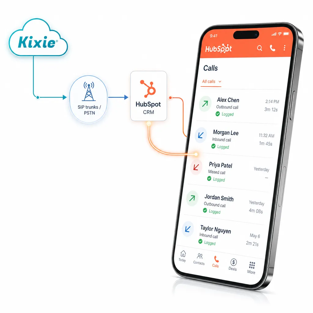 Kixie Active VoIP Architecture as the Solution to HubSpot Mobile App Issues