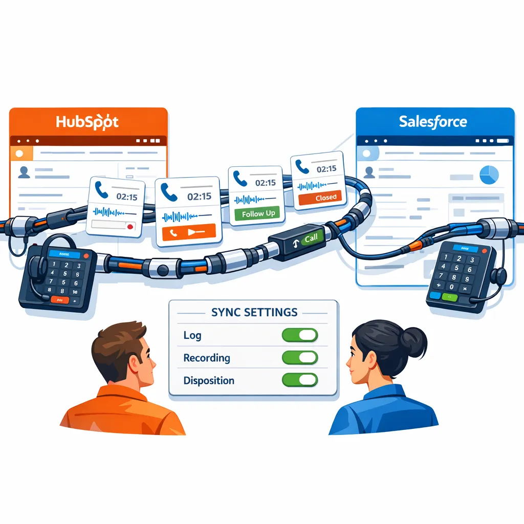 
Mechanics of the HubSpot Salesforce Call Sync
