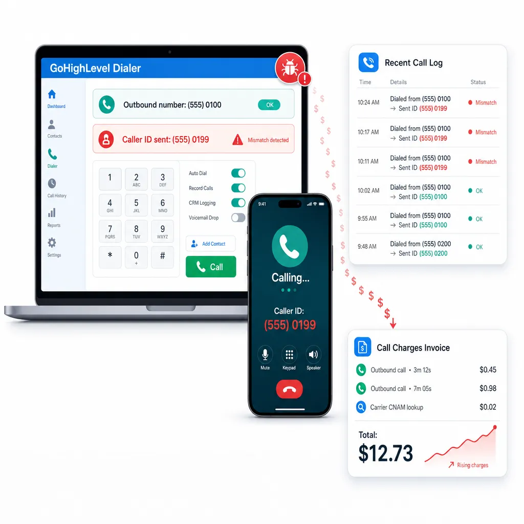Operational Impact: Costs Associated with the GoHighLevel Dialer Bug