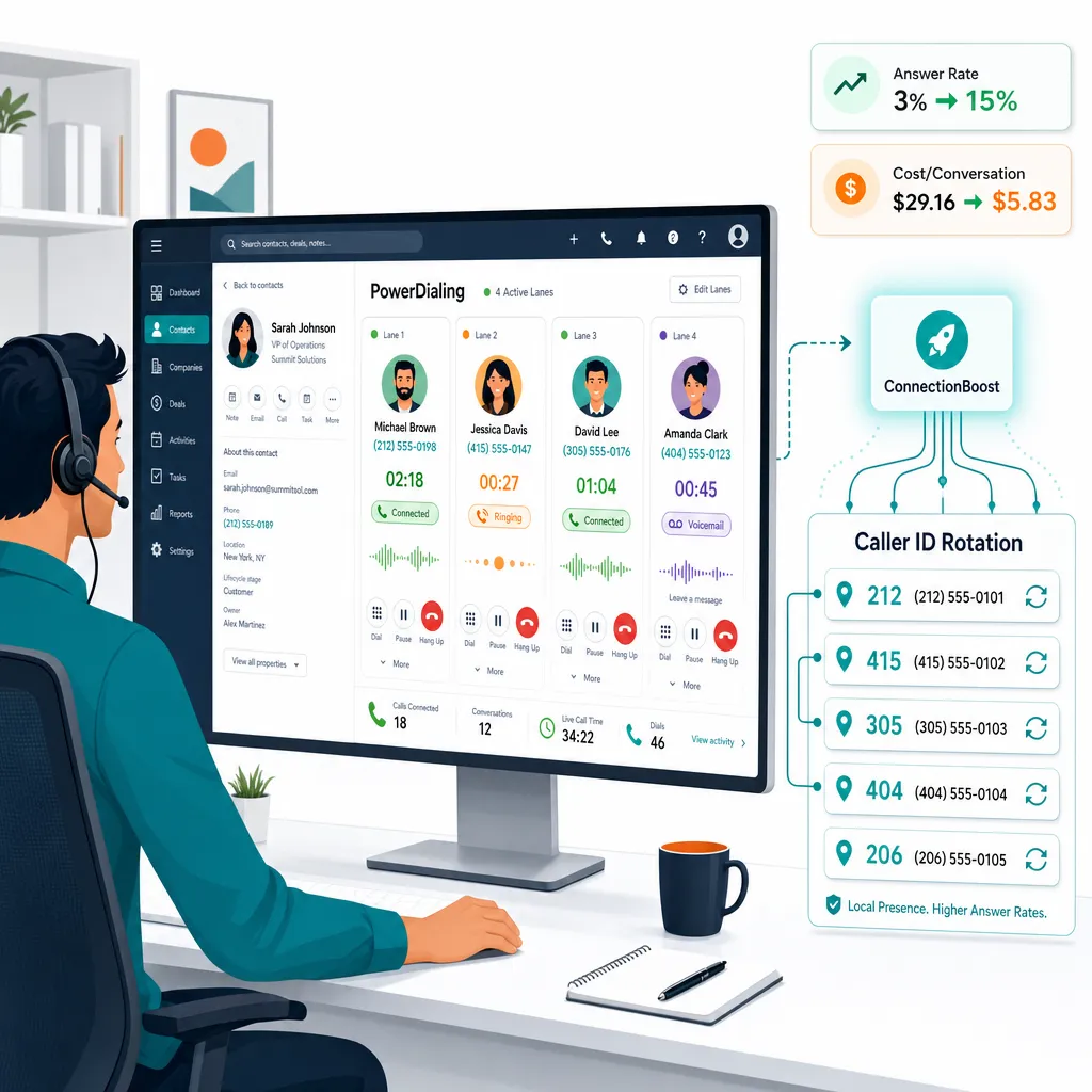 ROI Analysis of Automated HubSpot Caller ID Rotation