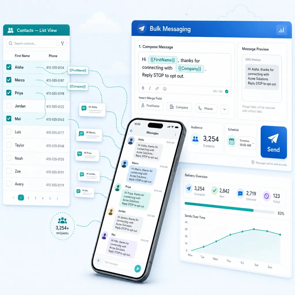 Scaling Bulk Personalized SMS Beyond the Salesforce List View