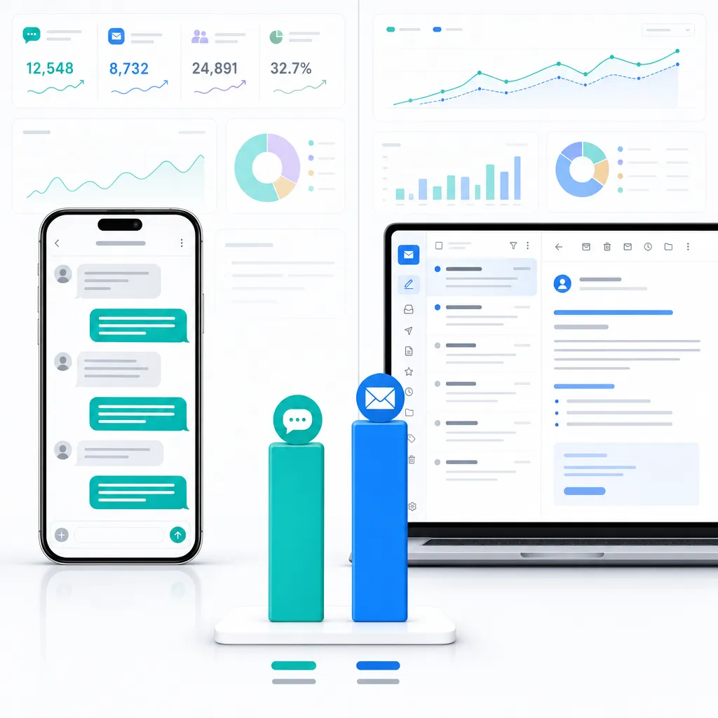 SMS vs. Email Marketing Statistics: A Head-to-Head Comparison
