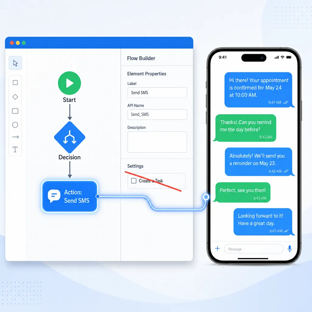  Step-by-Step Guide to Sending SMS from Salesforce Flow