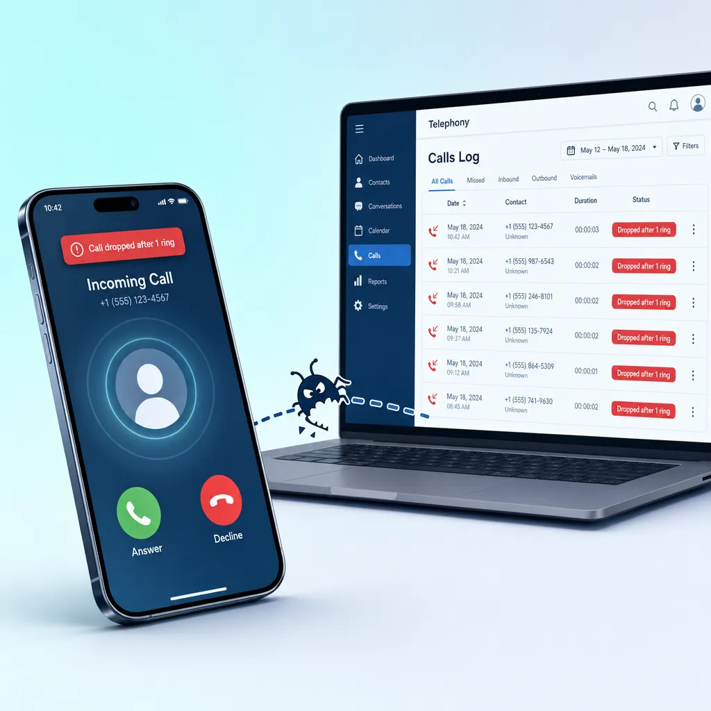 
        
        Technical Root Causes of the GoHighLevel ‘One-Ring’ Inbound Call Bug
    