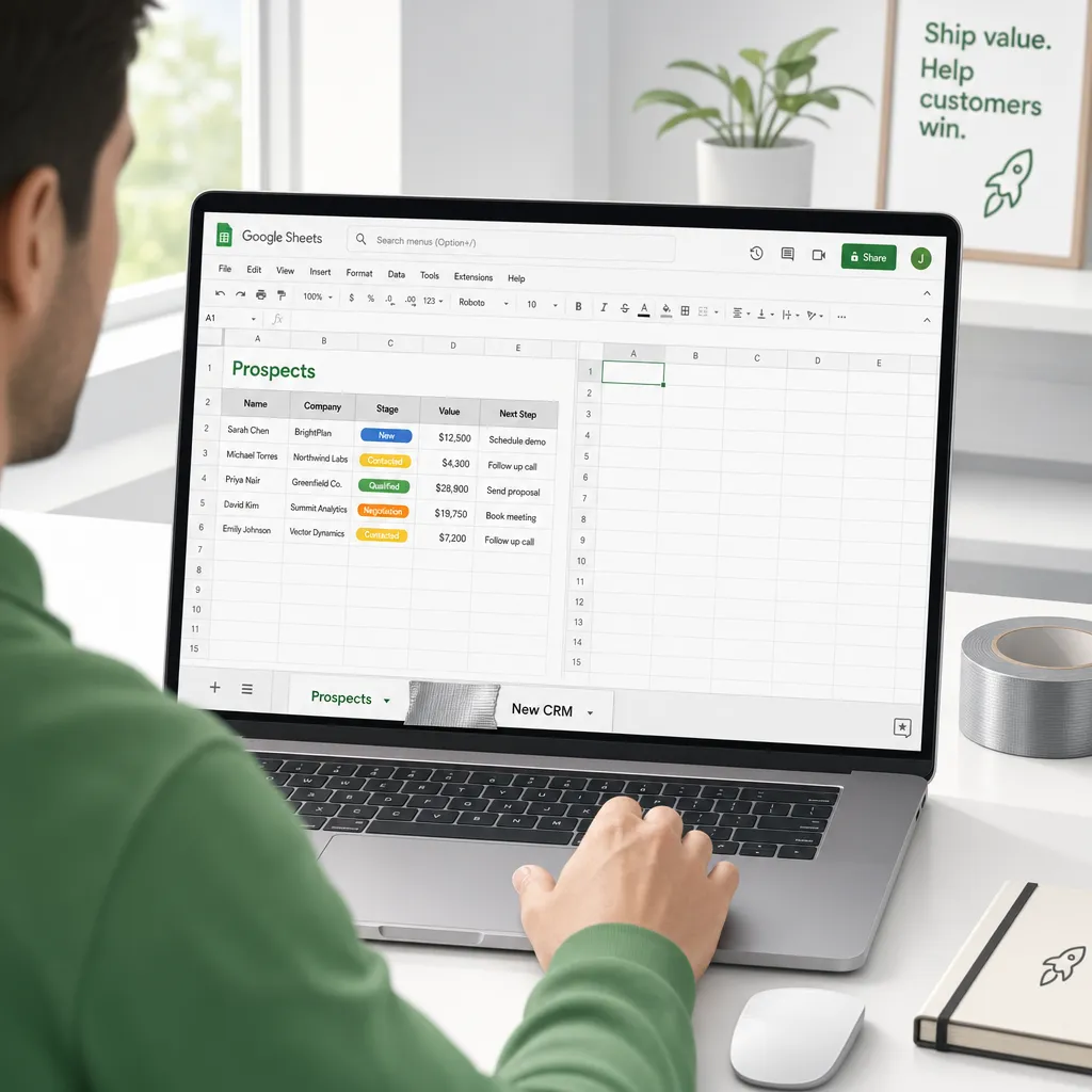 The Benefits of a Spreadsheet-Based CRM with Google Sheets