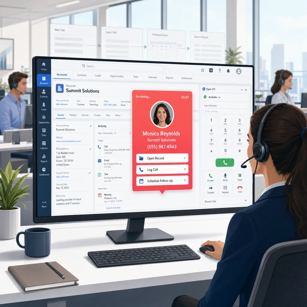 The Definitive CTI Solution to the Click Tax in Salesforce