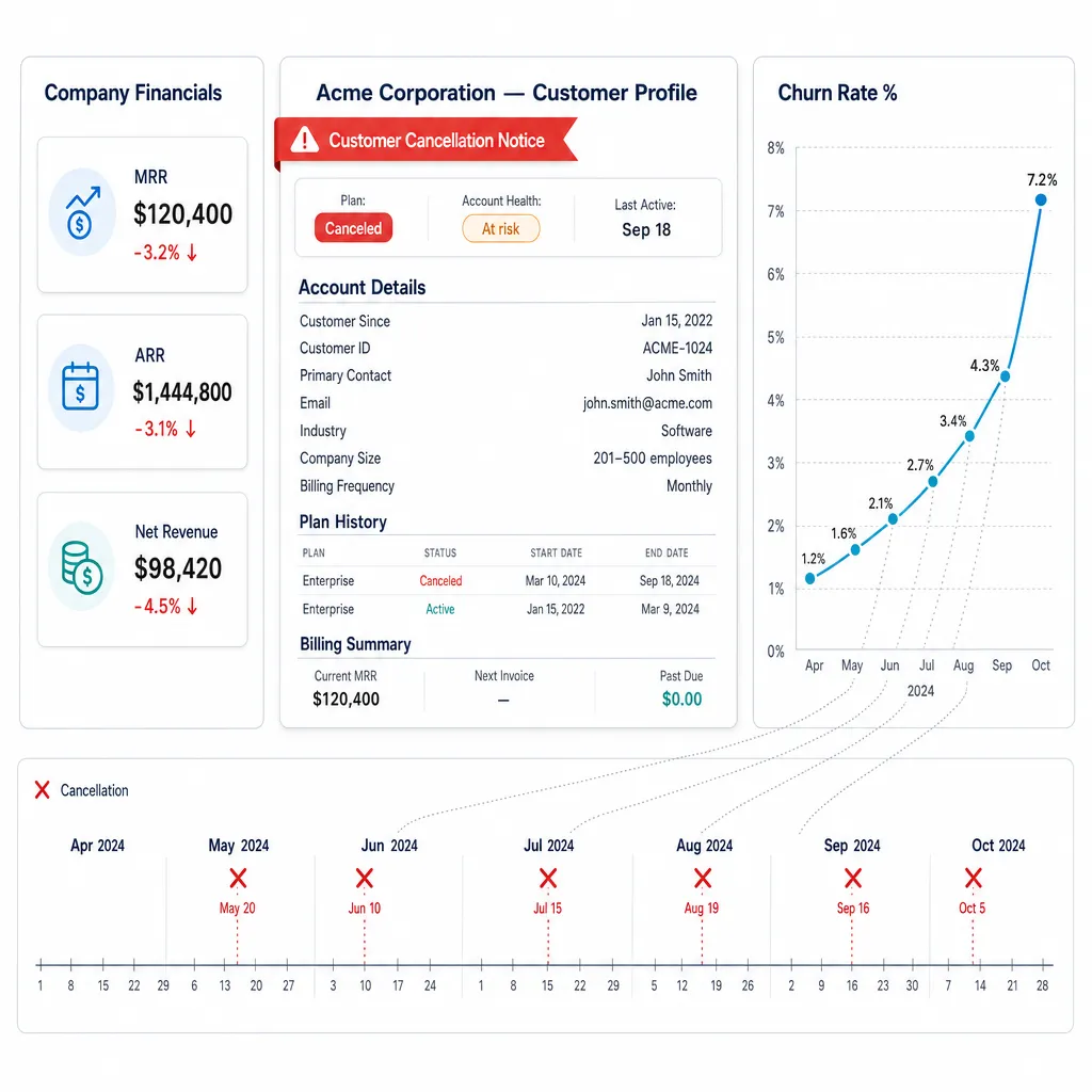 The Financial Impact of Customer Cancellations