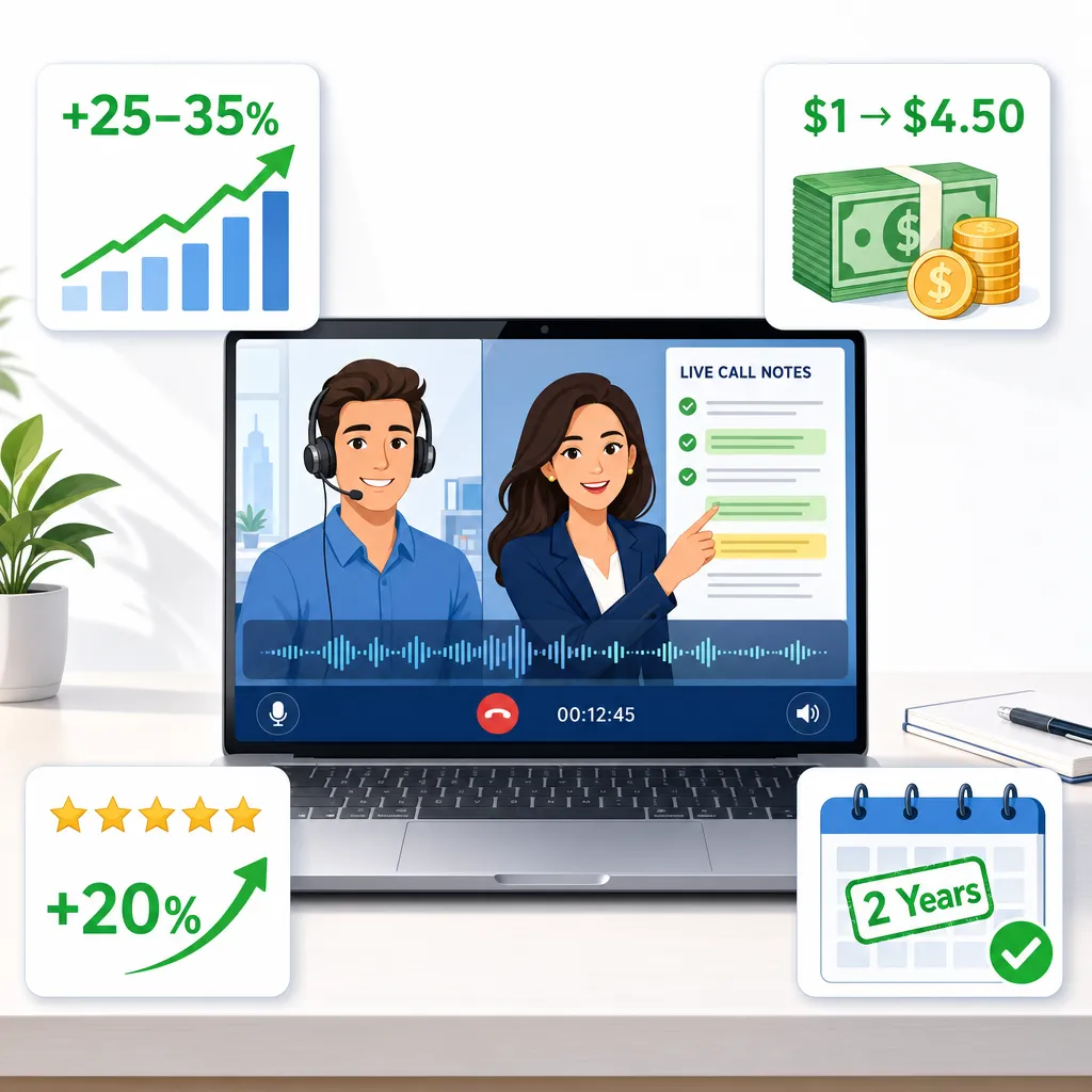 The ROI of Live Call Coaching: What the Numbers Say