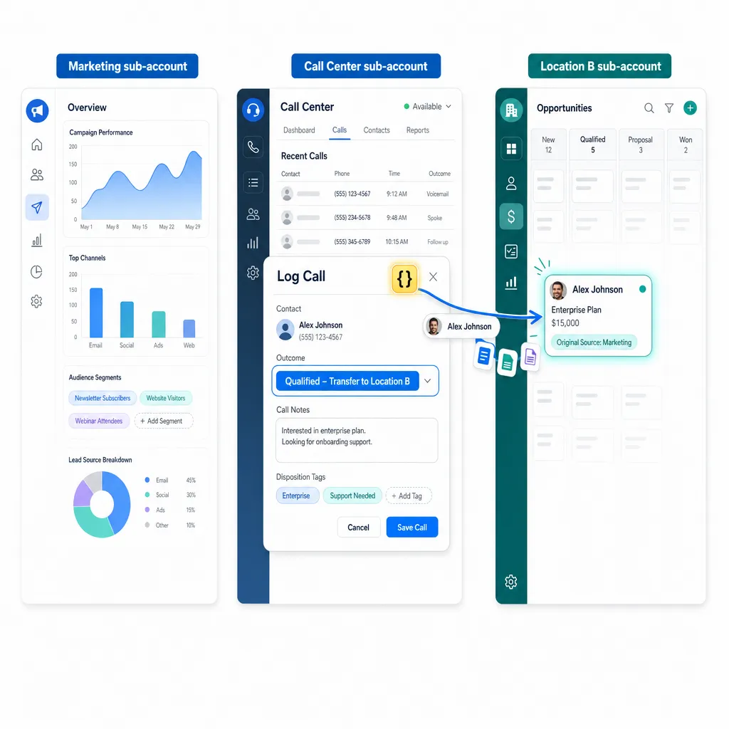  The Transfer Gap Between GoHighLevel Sub-Accounts