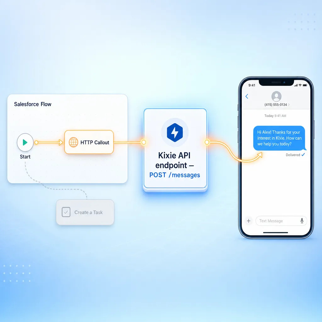  Understanding the Kixie API for Salesforce Flow SMS