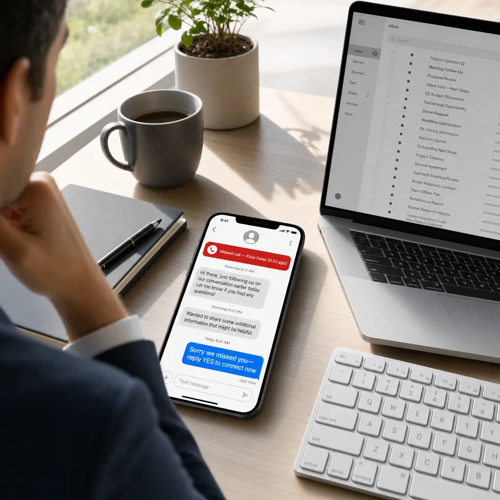 
Use SMS If No Answer to Keep Leads Warm

