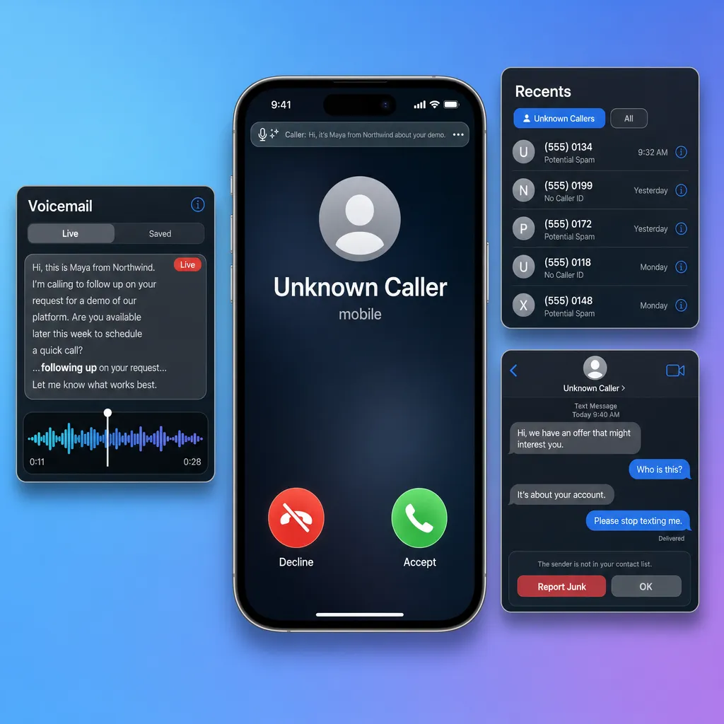What iOS "Call Screening" Actually Does (60-Second Brief)