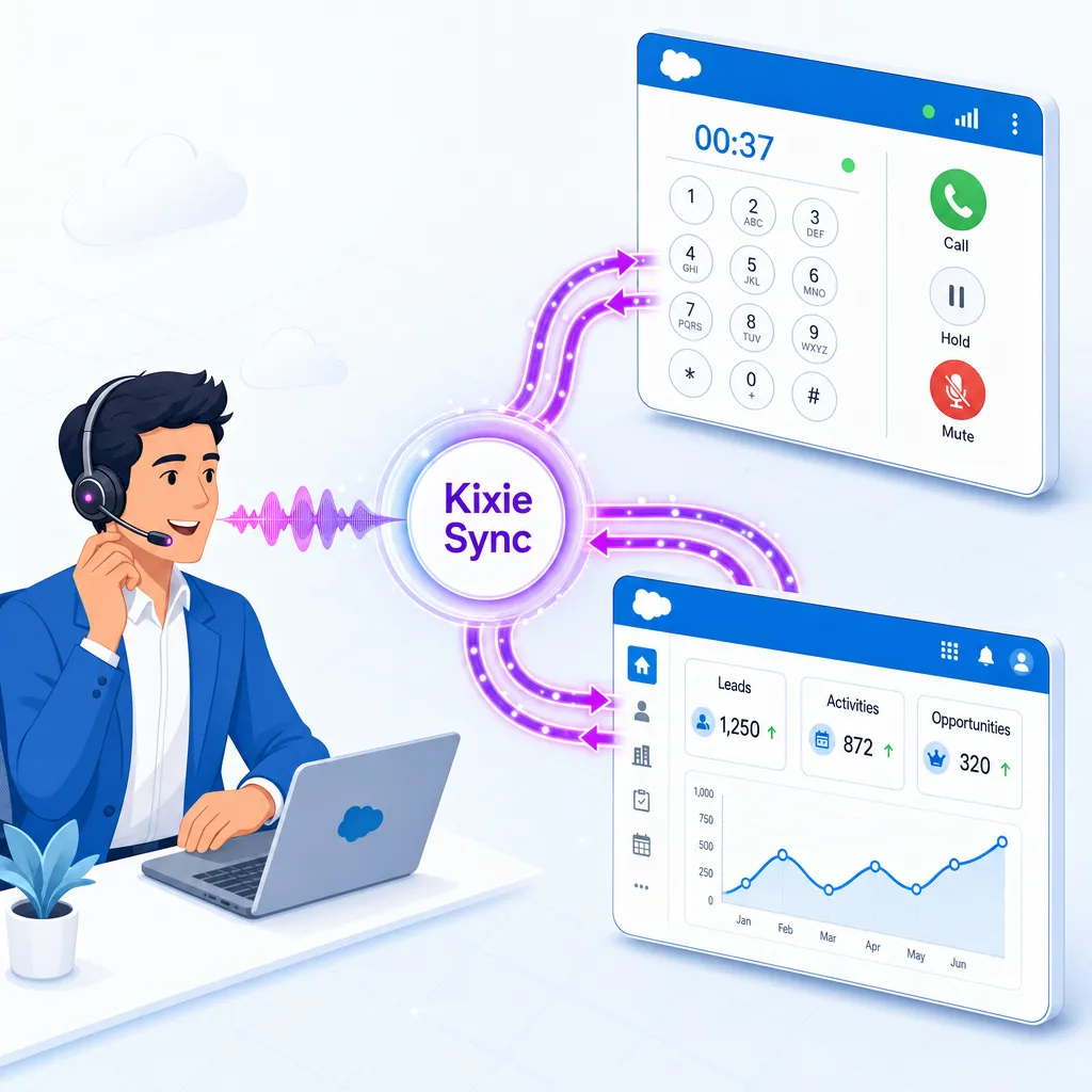 Your Salesforce Dialer’s Foundation: Kixie Data Sync Architecture