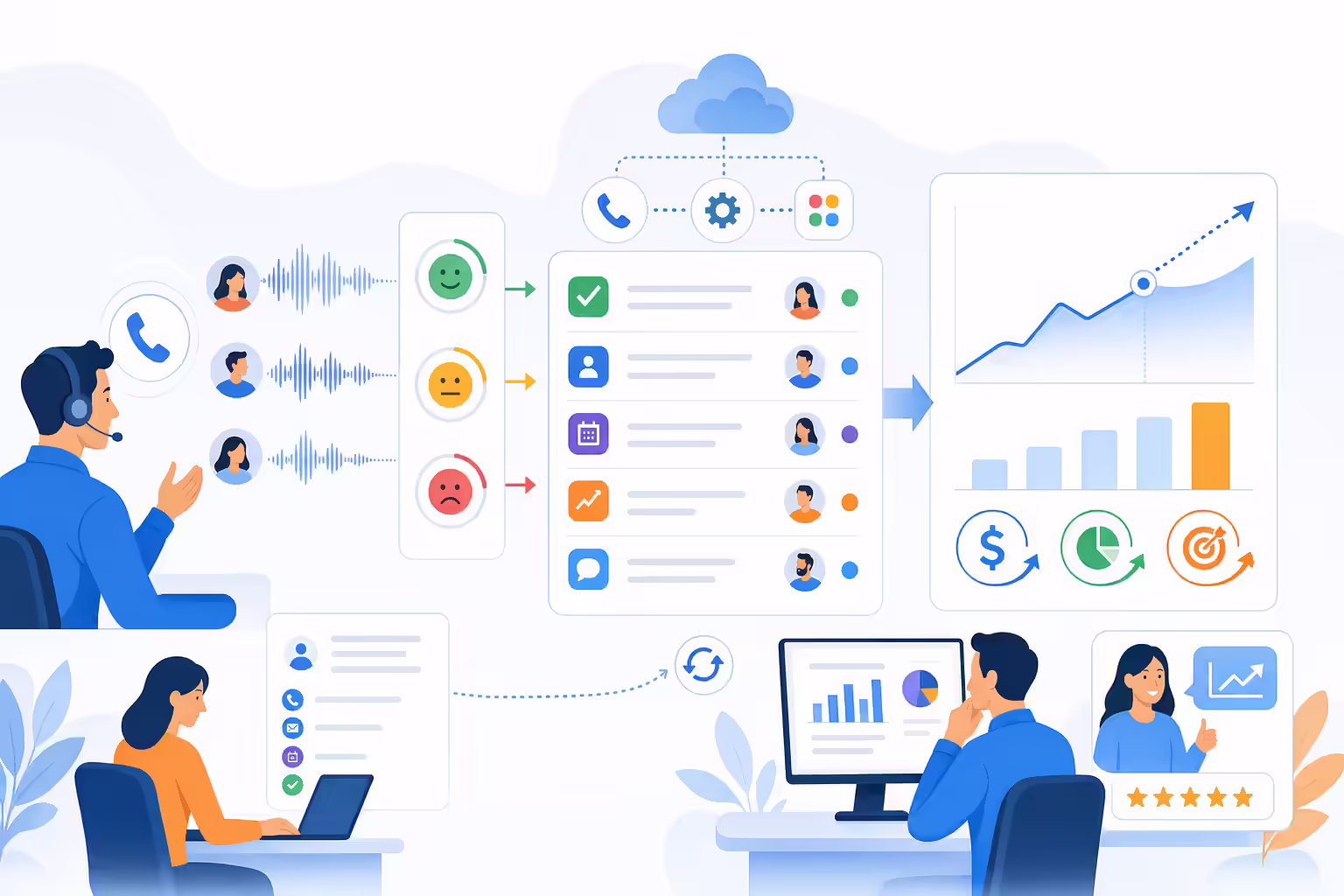 Call sentiment signals turning into automated revenue actions