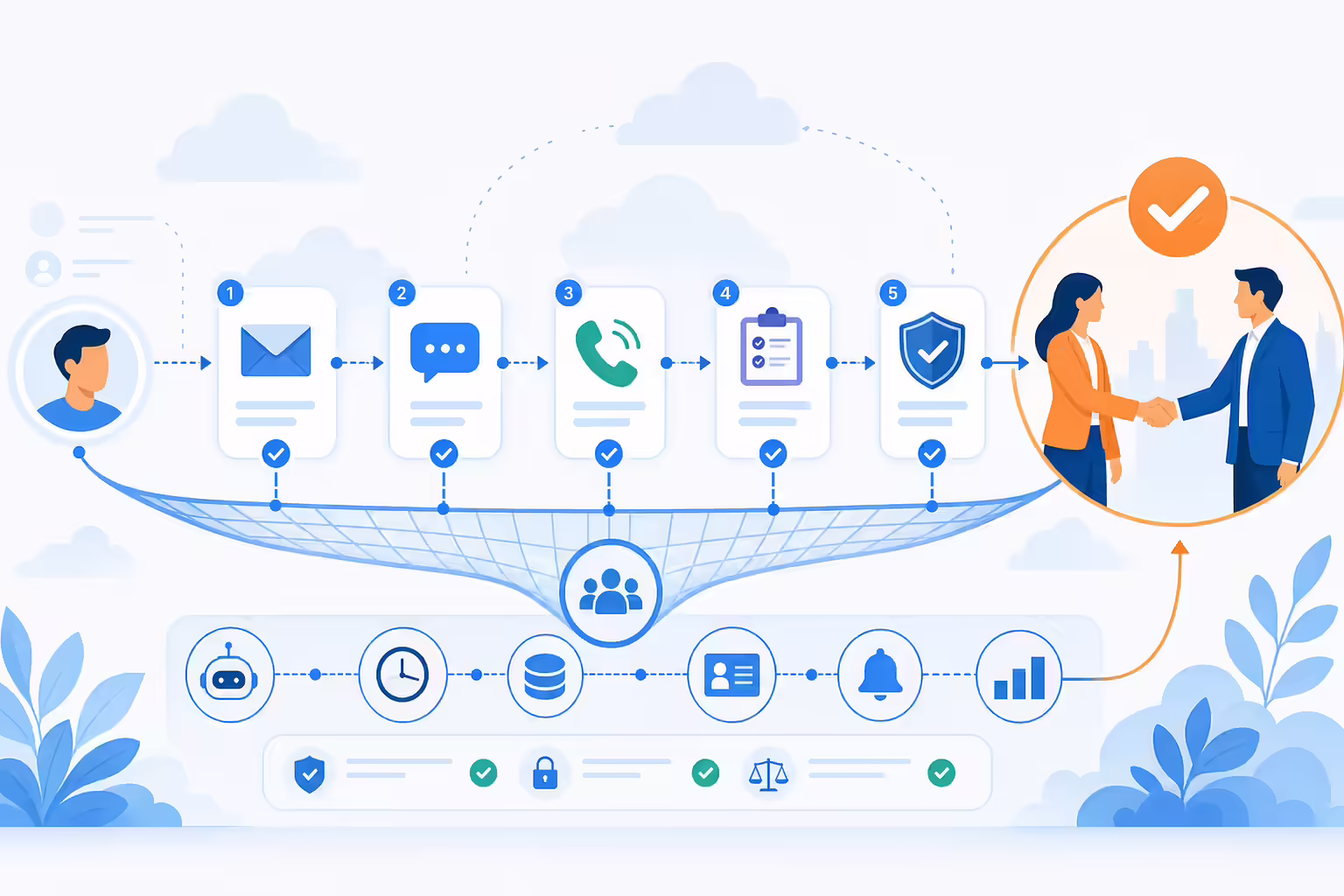 Automated lead follow-up workflow keeping outreach tasks on track